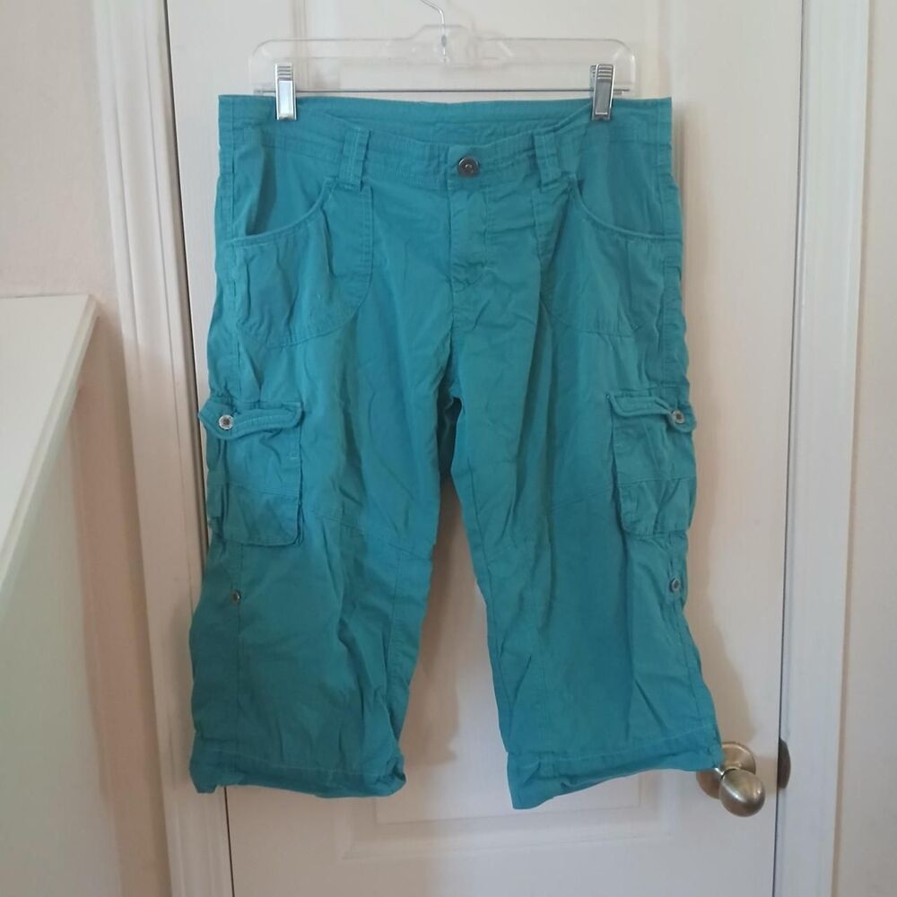 KÜHL Splash Roll-Up Capri Cargo Pants 10 Gorpcore Utility Hiking Granola Outdoor